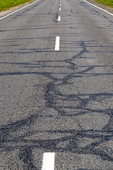 Image showing road crack