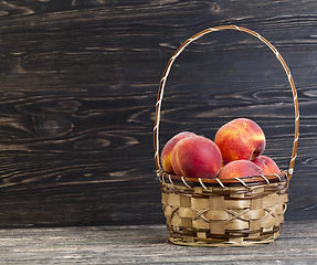 Image showing ripe and tasty peaches