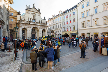 Image showing Advent Christmas time in prague street