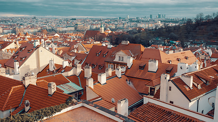 Image showing traditional Prague city photo