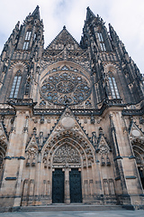 Image showing St. Vitus cathedral in prague czech republic
