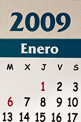 Image showing Calendar