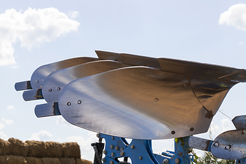 Image showing steel blade plow