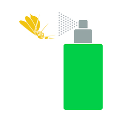 Image showing Icon Of Mosquito Spray