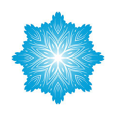 Image showing Circle Snowflake