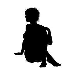 Image showing Naked sexy girls silhouette