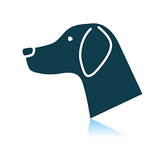 Image showing Dog Head Icon