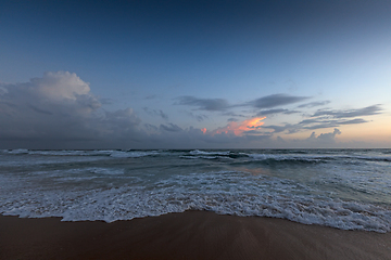 Image showing Ocean sunset