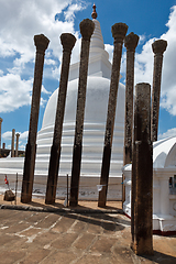 Image showing Ancient Thuparama Dagoba (stupa)