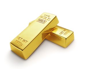 Image showing Gold bars