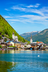 Image showing Hallstatt village, Austria