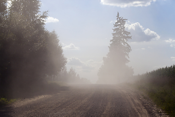 Image showing rural dusty road