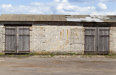 Image showing old brick warehouse