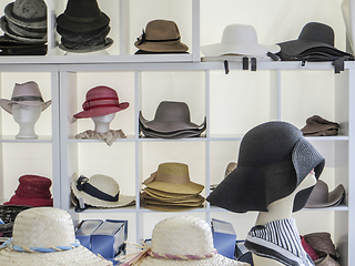 Image showing lots of hats