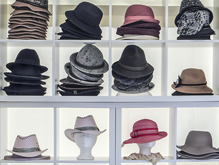 Image showing lots of hats