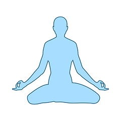 Image showing Lotus Pose Icon