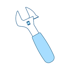 Image showing Adjustable Wrench Icon