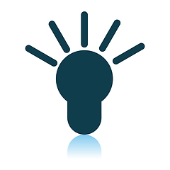 Image showing Idea Lamp Icon