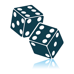 Image showing Craps Dice Icon