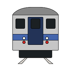 Image showing Subway Train Icon