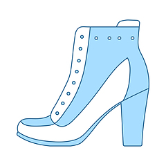 Image showing Ankle Boot Icon