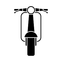 Image showing Scooter Icon Front View