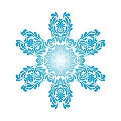 Image showing Circle Snowflake