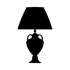 Image showing Lamp Silhouette