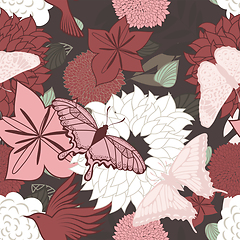 Image showing Seamless Floral Pattern