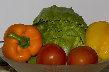 Image showing vegetables in a bowl