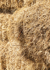 Image showing bound straw