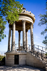 Image showing Sibyl temple in Buttes-Chaumont Park, Paris