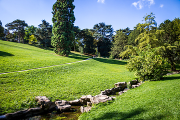 Image showing Buttes-Chaumont Park, Paris