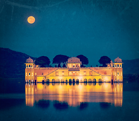 Image showing Jal Mahal palace. Jaipur, Rajasthan, India