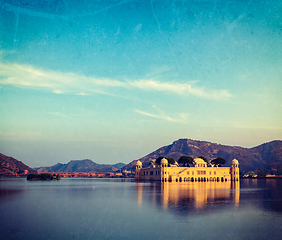 Image showing Jal Mahal (Water Palace). Jaipur, Rajasthan, India