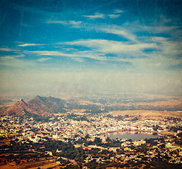 Image showing Holy city Pushkar. . Rajasthan, India