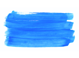 Image showing Blue hand drawn texture on white background