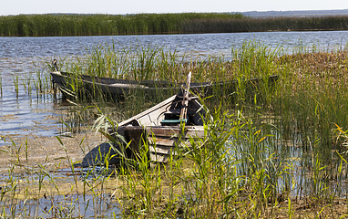 Image showing boat lake