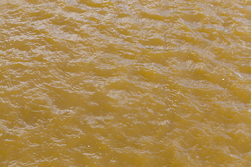 Image showing yellow dirty river