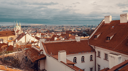 Image showing traditional Prague city photo