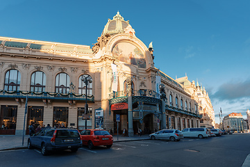 Image showing Municipal House, Czech Obecni dum in Prague