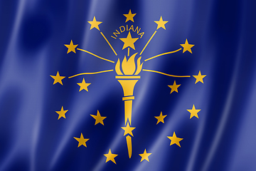 Image showing Indiana flag, USA