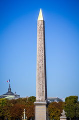 Image showing Obelisk of Luxor in Concorde square, Paris