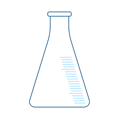 Image showing Icon Of Chemistry Cone Flask