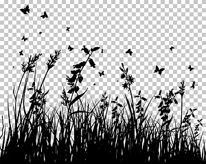 Image showing meadow silhouettes