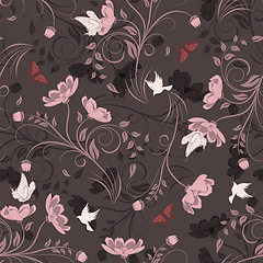 Image showing Seamless Floral Pattern