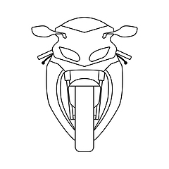 Image showing Motorcycle Icon