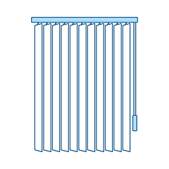 Image showing Office Vertical Blinds Icon