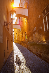 Image showing Prague old city street