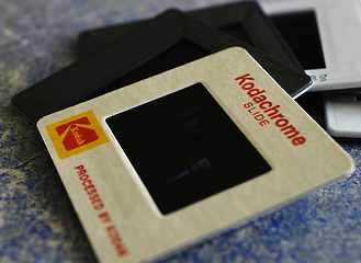 Image showing slide kodachrome with inscription processed by kodak